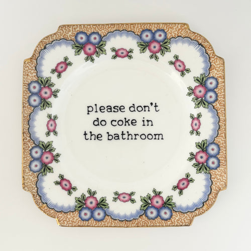Please Don’t Do Coke in the Bathroom